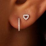 White Gold Earrings