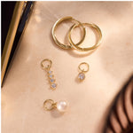 Gold Hoop Charms