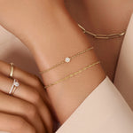 Bracelets en diamant et or