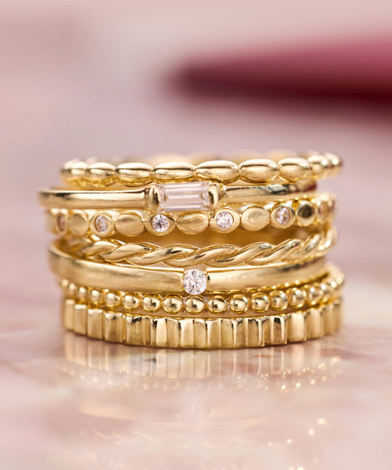 Are the rings made entirely of gold?