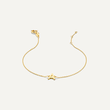 14 Karat Gold Essential Initial Letter Set - 14