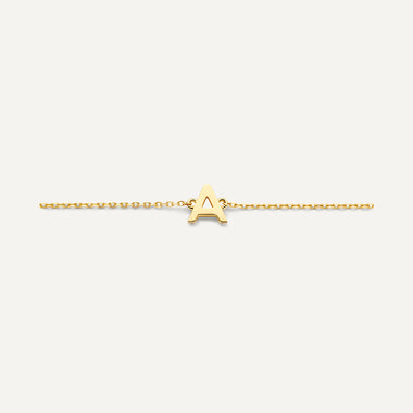 14 Karat Gold Essential Initial Letter Set - 15