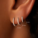 Pavé Diamond Mini Huggie Hoops (8mm) (0.05 ct)