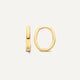 Ovale Toelopende Kleine Hoops (15 mm)