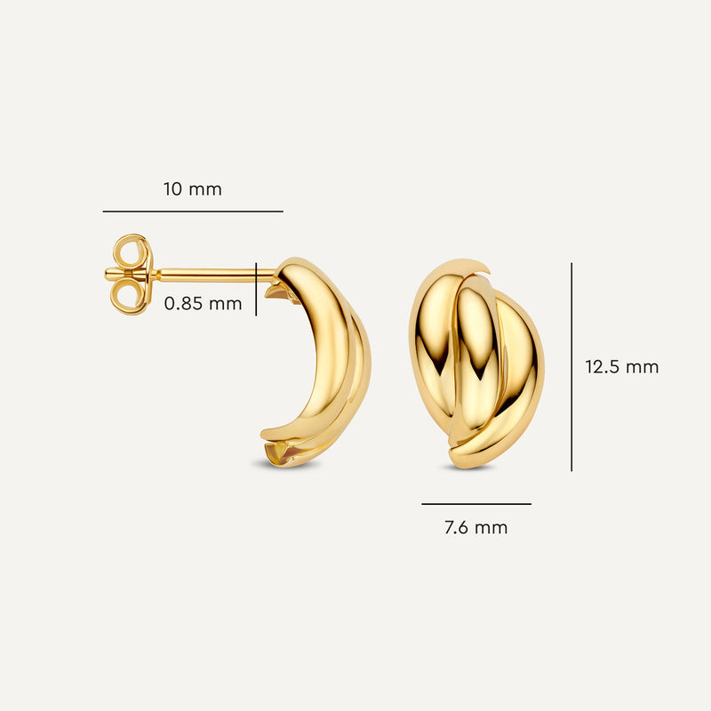 Waves Hoop Earrings