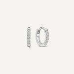 Pavé Diamond Mini Huggie Créoles (8mm) (0.05 ct)