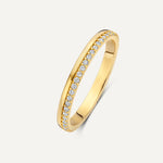 Cubic Zirconia Stacked Eternity Ring