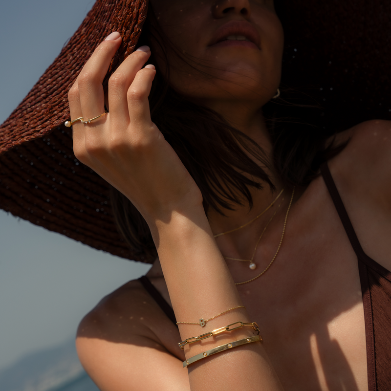 Bague Perles