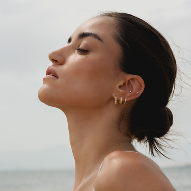 14 Karaat Goud Bolletje Piercing - 3