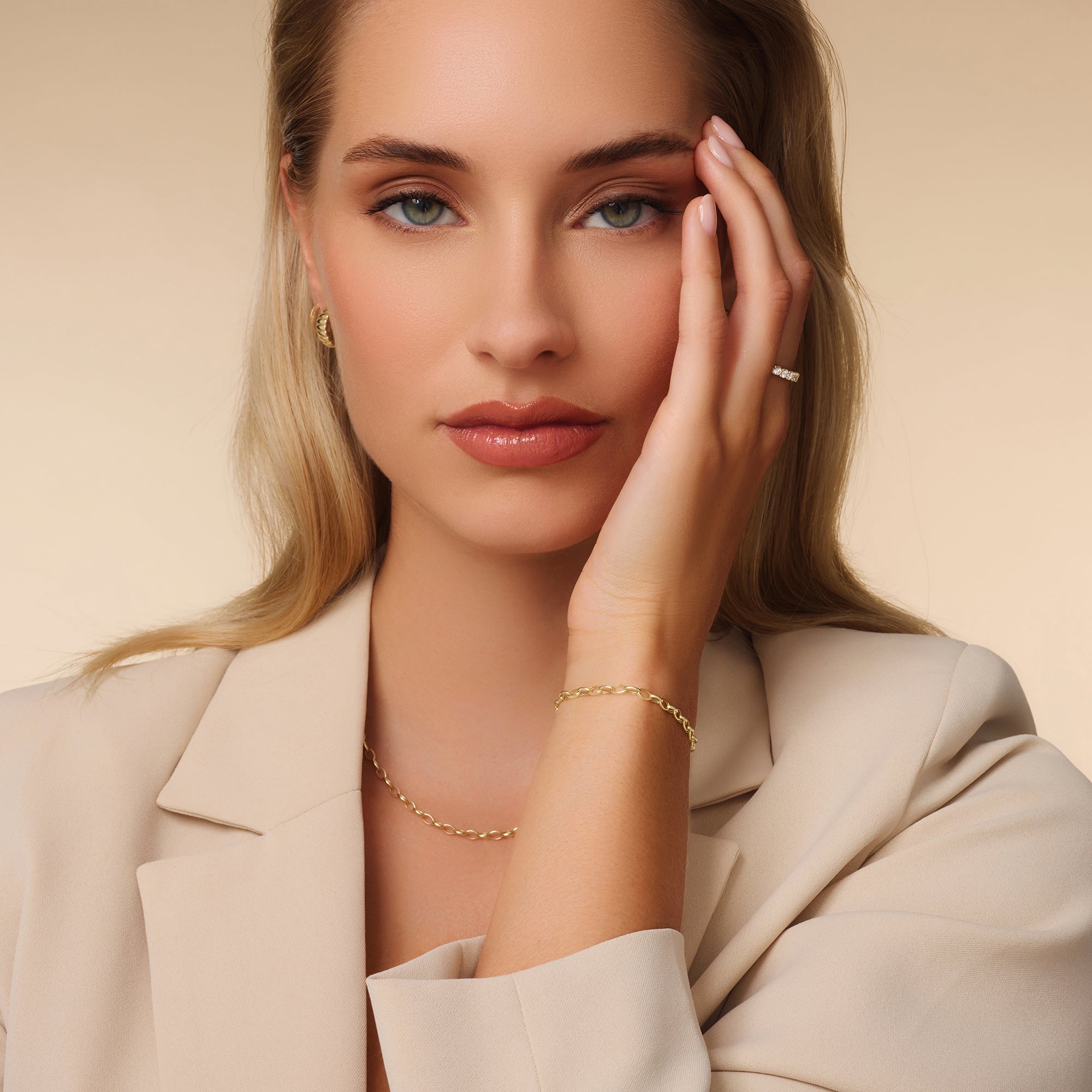 DAN×TOUAREG / Anchor Chain Bracelet Anchor Chain Bracelet 14 Karat Gold for Women