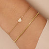 585er Gold Box Kettenarmband - 2