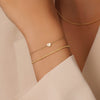 14 Karaat Goud Box Schakelarmband - 3