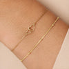 14 Karaat Goud Linked Hart Set - 6