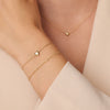 14 Karaat Goud Puffy Hart Armband - 3