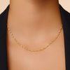 585er Gold Dünnes Gedrehtes Seil Set - 7