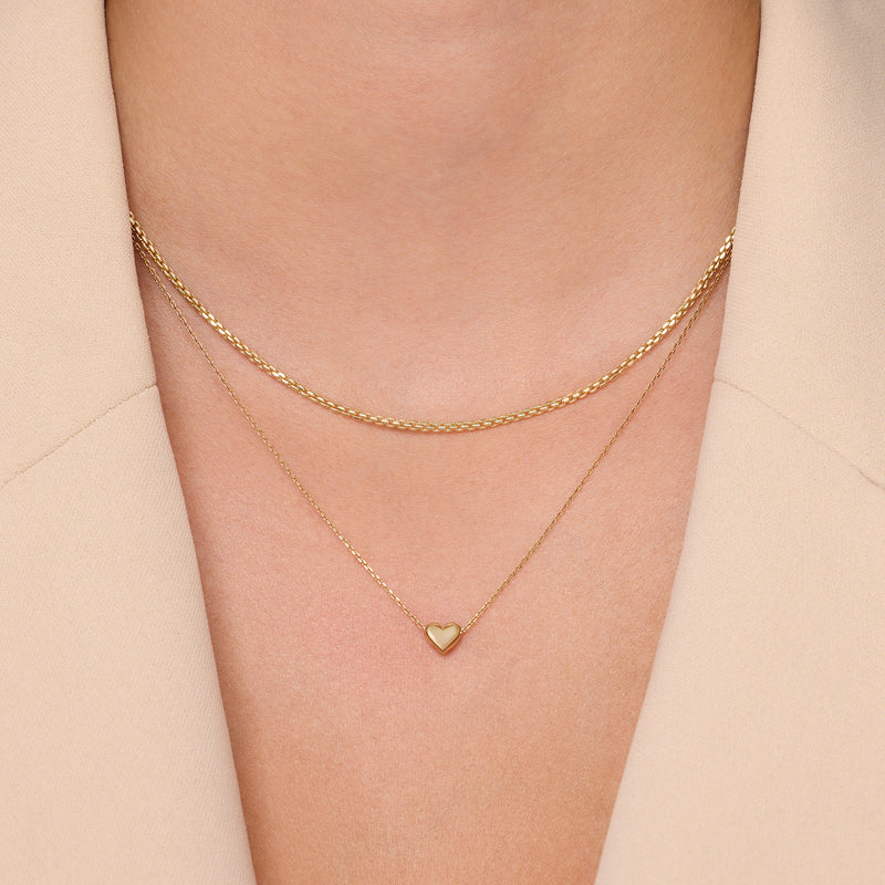 Puffy Hart Box Schakelketting Set