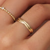14 Karat Gold Trinity Ring - 2