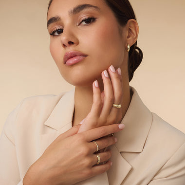 14 Karat Gold Trinity Ring - 7