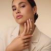 14 Karat Gold Dome Hoops - 8