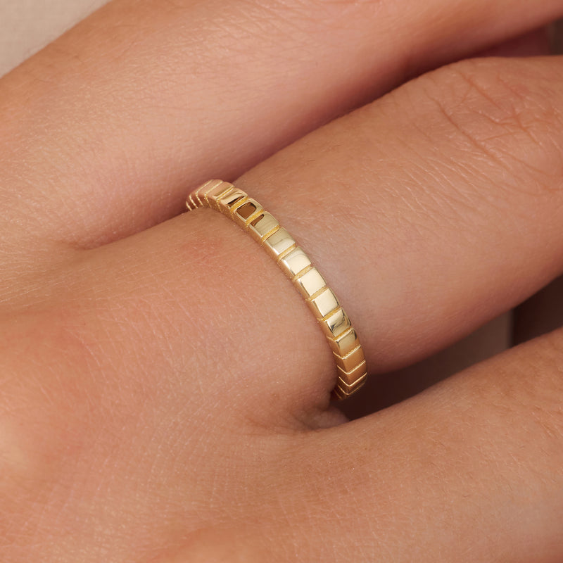 Facet Stacker Ring