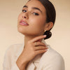14 Karat Gold Dome Hoops - 7