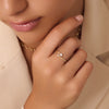 585er Gold Zirkonia Duo Ring - 3