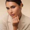 14 Karat Gold Cubic Zirconia Wishbone Ring Set - 9