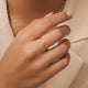Offenes Herz Ring