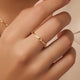 Offenes Herz Ring
