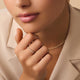 Marquise und Round Cut Zirkonia Ring