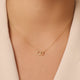 Collier Pendentif Infinity Epais Lié