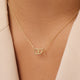Collier Pendentif Infinity Epais Lié