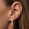 585er Gold Medium U Hoops (18mm) - 2