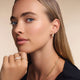 Pavé Zirkonia Brede Kleine Hoops (15mm)