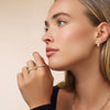 585er Gold Charlotte Ringe Set - 4