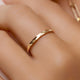 Hammered Stacker Ring