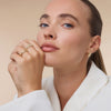 585er Gold Breiter Charlotte Ring - 9