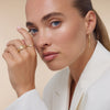 14 Karat Gold 3 mm Curve Band Ring - 7