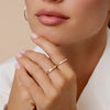 14 Karat Gold 3 mm Curve Band Ring - 3