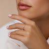 14 Karat Gold Paperclip Chain Ring - 3