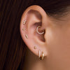 14 Karaat Goud Staaf Piercing - 2