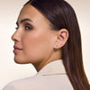 14 Karaat Goud met Diamanten Drievoudige Diamant Staaf Piercing (0.02 ct) - 3