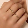 14 Karaat Goud Croissant Ring - 2