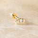 Diamond Curved Bar Piercing (0.06 ct)