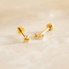 14 Karaat Goud Bolletjes Cluster Piercing - 6