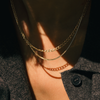 18 Karat Gold Herringbone Set - 3