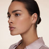 14 Karat Gold Solo Linked Paperclip Hoop Charm - 6