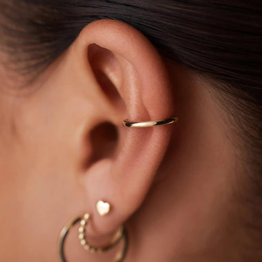 585er Gold Essential Earcuff - 3