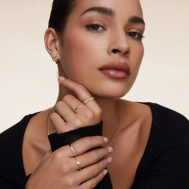 Eternity Ringen Gedraaide Eternity Ringen Set