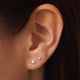 Six Prong Diamant Ohrstecker (0.20 ct)